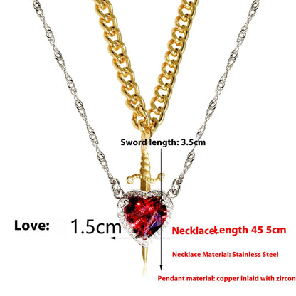 Two Color Couple Necklace WEM Support (www.WEM.support)