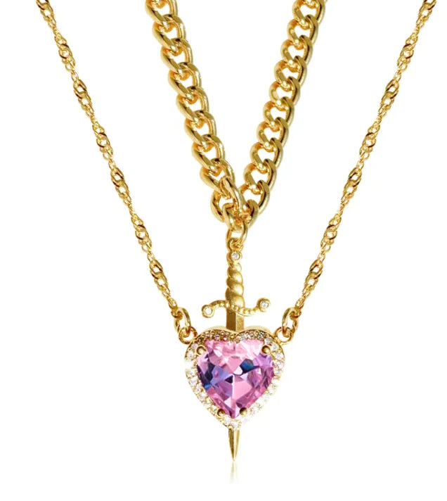 Two Color Couple Necklace WEM Support (www.WEM.support)