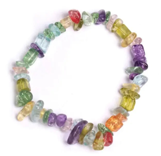 Crystal Crushed Stone Bracelet WEM Support (www.WEM.support)