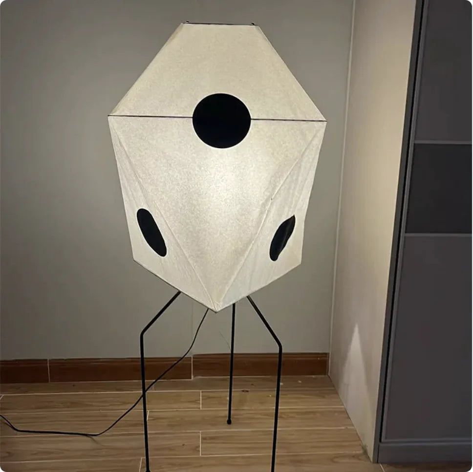Simple Japanese Style Rice Paper Lantern WEM Support (www.WEM.support)