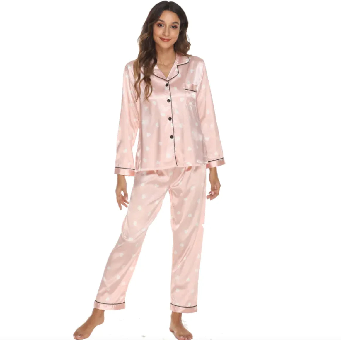Women's European & American Style Pajama Set WEM Support (www.WEM.support)