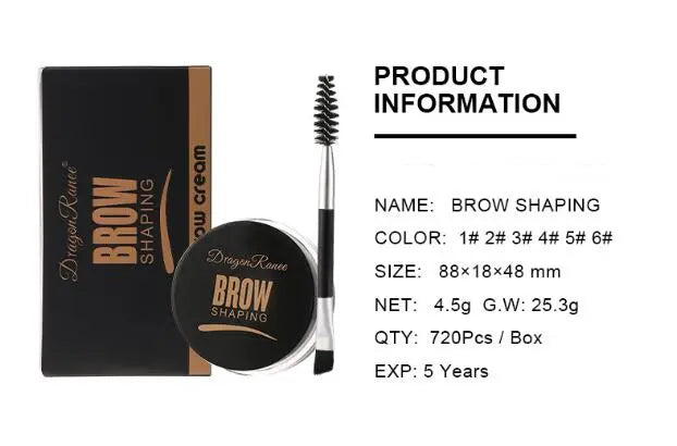 Waterproof Long-Lasting Eyebrow Dye Gel WEM Support (www.WEM.support)