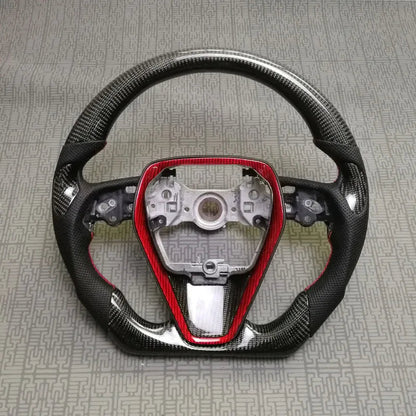 Eighth Generation Camry Carbon Fiber Steering Wheel WEM Support (www.WEM.support)