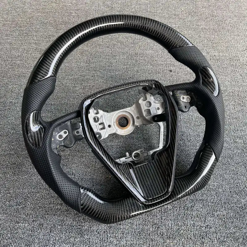 Eighth Generation Camry Carbon Fiber Steering Wheel WEM Support (www.WEM.support)