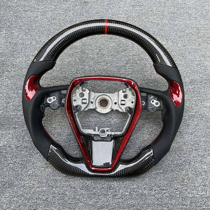 Eighth Generation Camry Carbon Fiber Steering Wheel WEM Support (www.WEM.support)