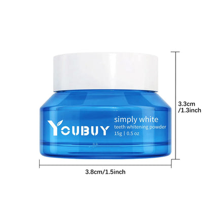 YOUBUY Teeth Whitening Brightening Powder Reduce Tooth Stains Yellow WEM Support (www.WEM.support)
