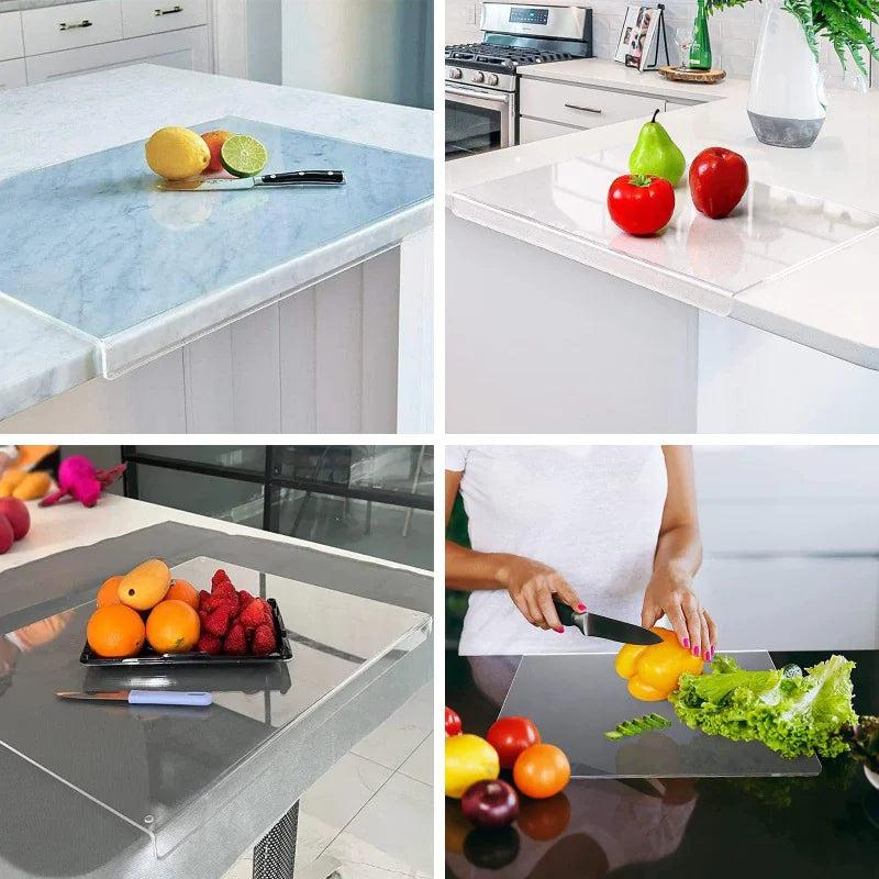 Non-Slip Acrylic Kitchen Chopping Board WEM Support (www.WEM.support)