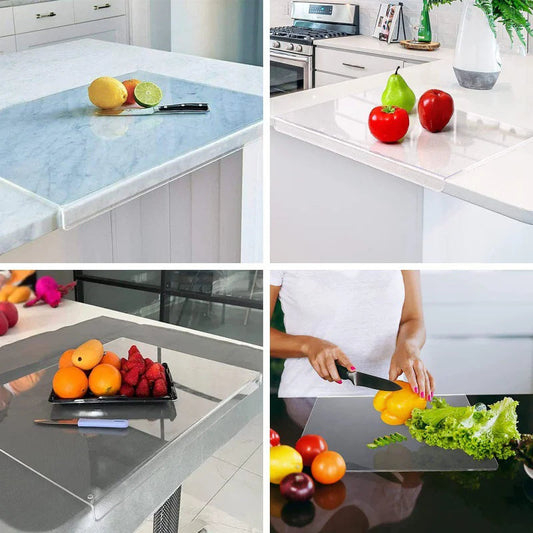 Non-Slip Acrylic Kitchen Chopping Board WEM Support (www.WEM.support)