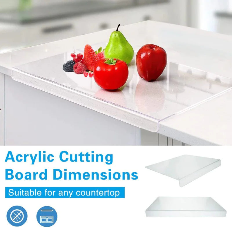 Non-Slip Acrylic Kitchen Chopping Board WEM Support (www.WEM.support)