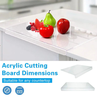 Non-Slip Acrylic Kitchen Chopping Board WEM Support (www.WEM.support)