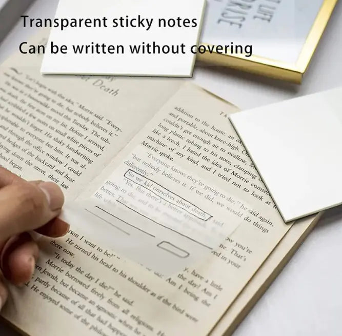 Transparent Note Sticker WEM Support (www.WEM.support)