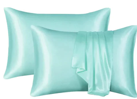 Silk Solid Color Satin Pillowcase WEM Support (www.WEM.support)