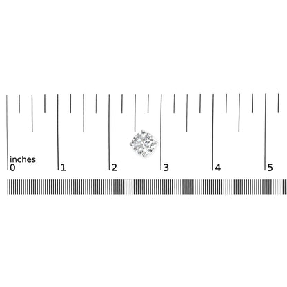 .925 Sterling Silver 1.0 Carat Round Brilliant Cut Lab Grown White Diamond 4-Prong Classic Solitaire Stud Earrings WEM Support (www.WEM.support)
