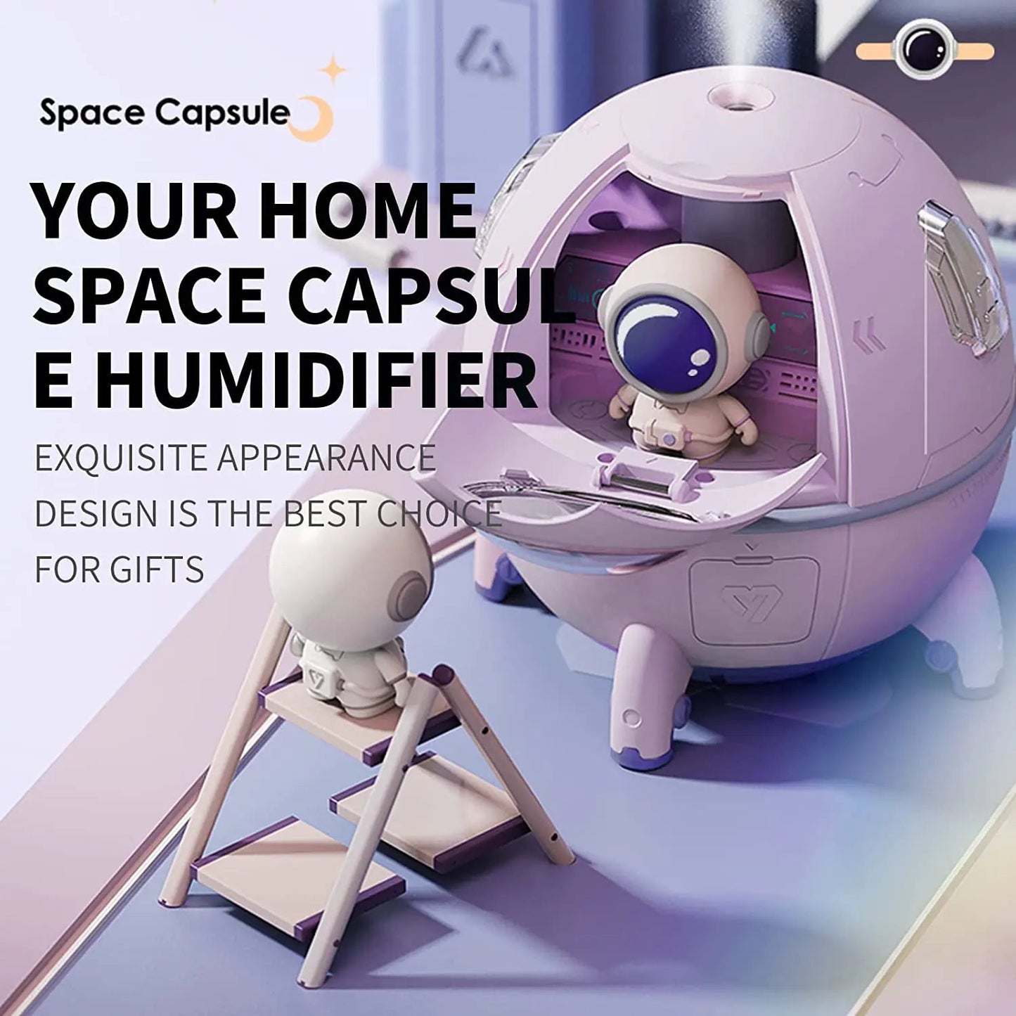 Air Humidifier Peculiar Astronaut WEM Support (www.WEM.support)