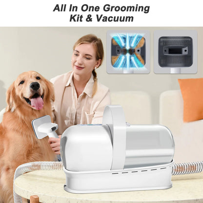 Vacuum Trimming 7-in-1 Multifunctional Pet Grooming Device WEM Support (www.WEM.support)