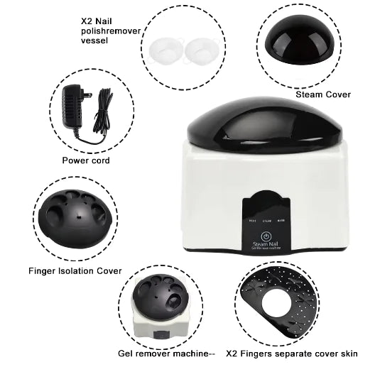 Pro Steam 36W Electric Gel Polish Remover – Salon & Home Use WEM Support (www.WEM.support)