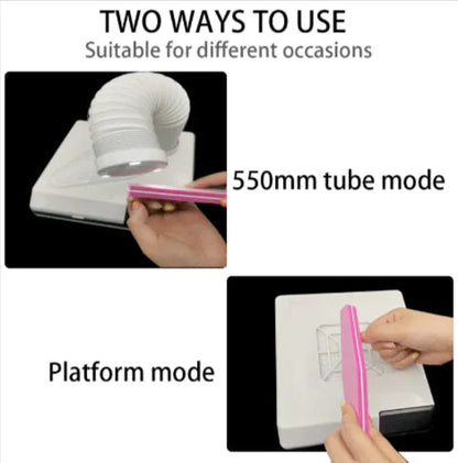 Single-fan nail dust machine: Filters dust for a cleaner workspace WEM Support (www.WEM.support)