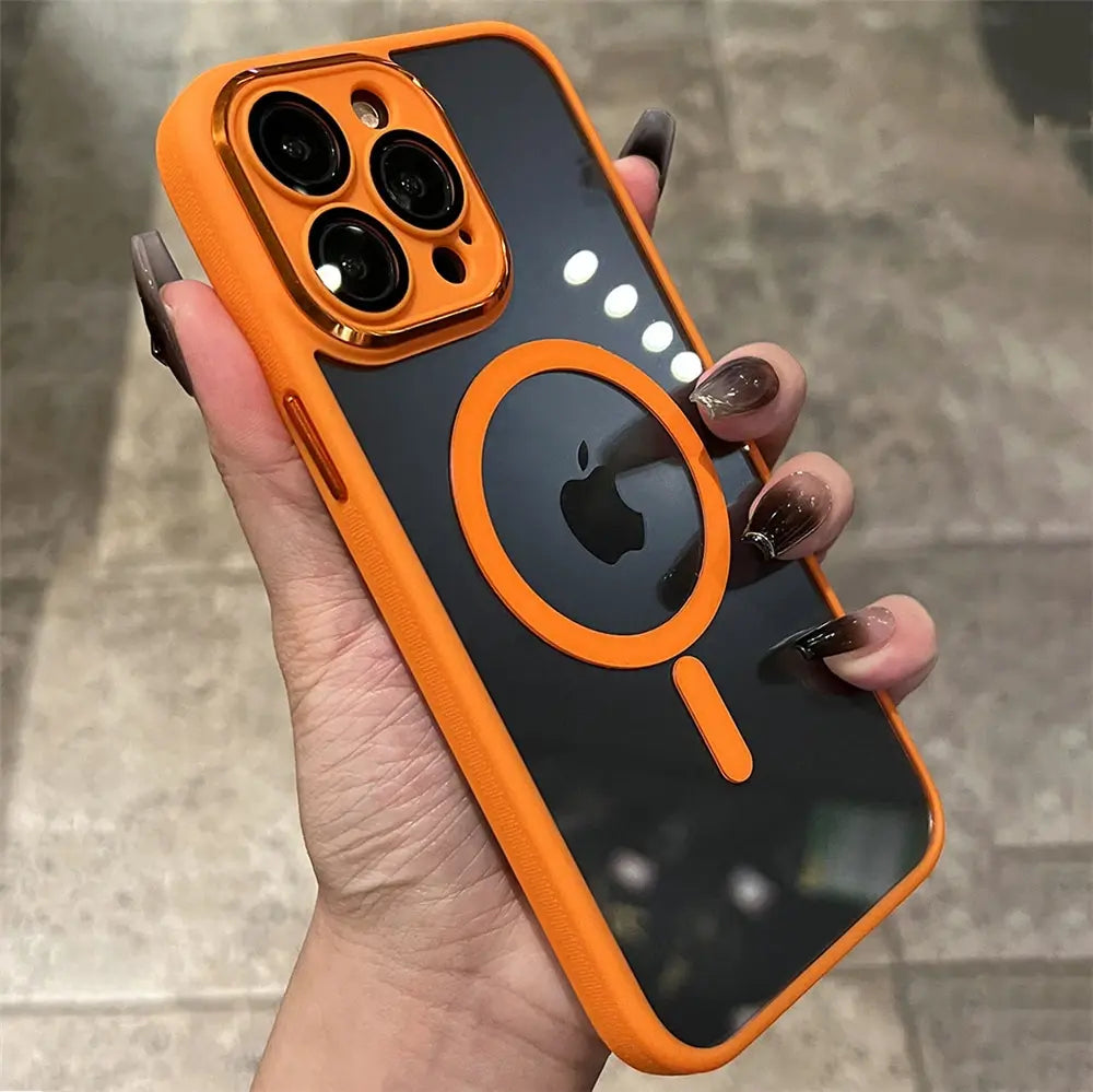 Luxury Transparent For Magsafe Magnetic Case WEM Support (www.WEM.support)