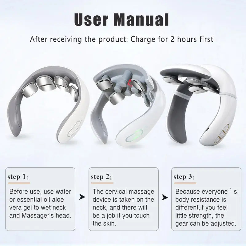 Intelligent Electric Neck Massage Instrument WEM Support (www.WEM.support)
