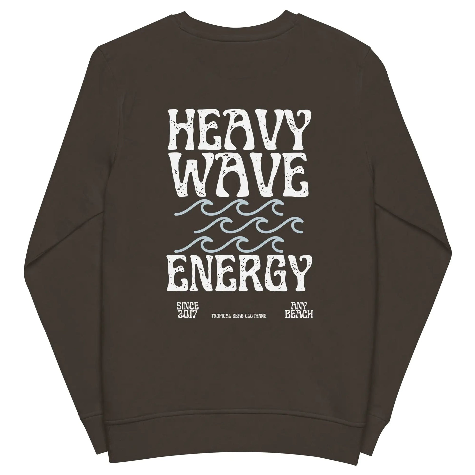 Men's Heavy Wave Energy Organic Sweatshirt WEM Support (www.WEM.support)