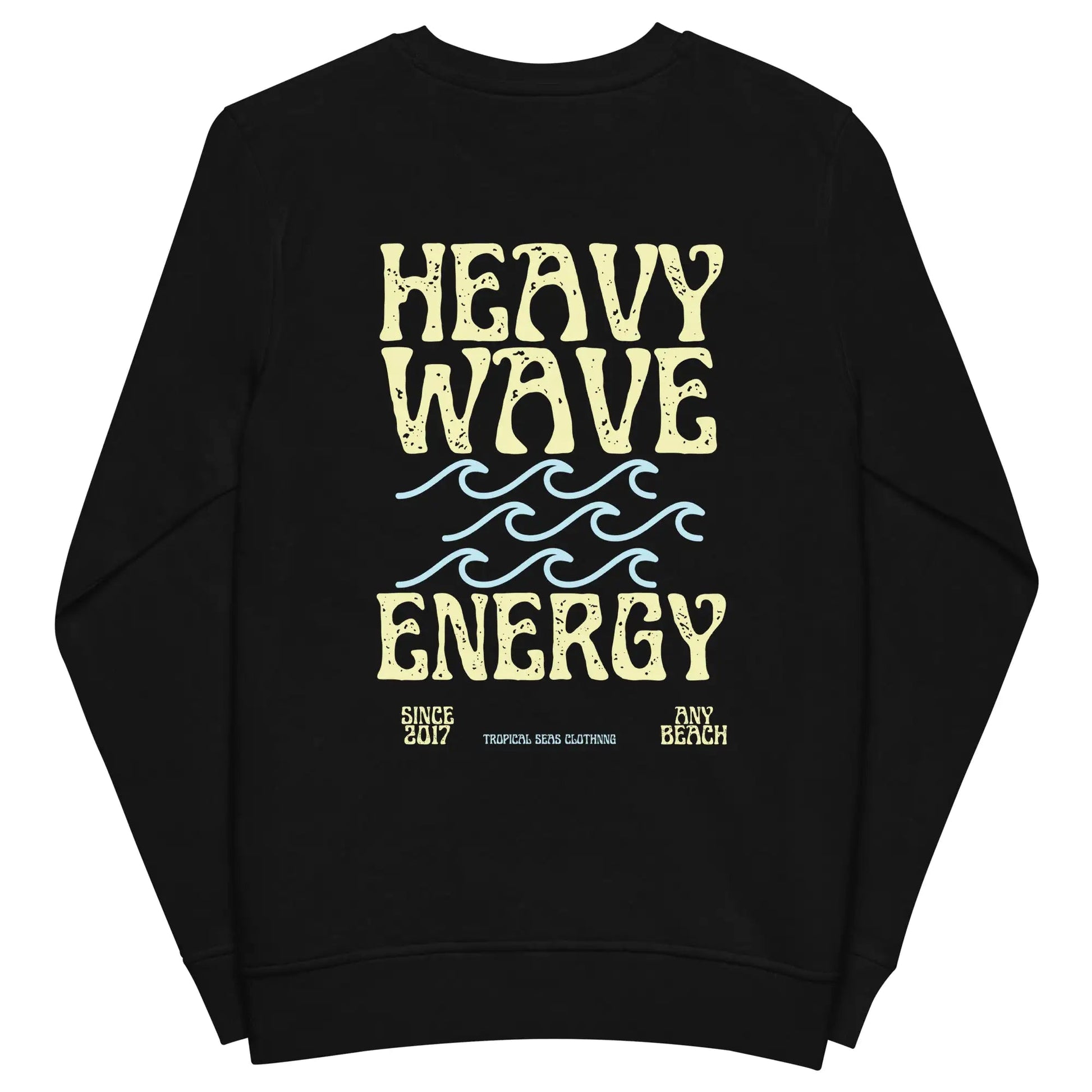 Men's Heavy Wave Energy Organic Sweatshirt WEM Support (www.WEM.support)