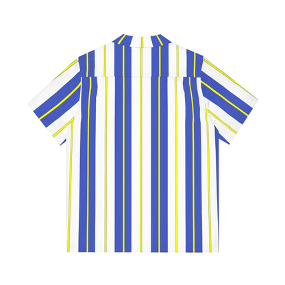 Men's Electric Wave Hawaiian Shirt WEM Support (www.WEM.support)