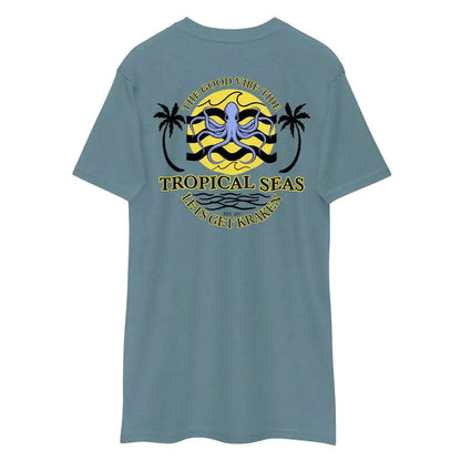 Men's Tropical Lets Get Kraken Octopus T-shirt WEM Support (www.WEM.support)
