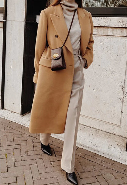 Two-Tone Wool Coat WEM Support (www.WEM.support)