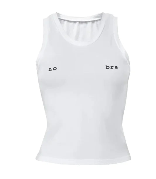 Letter Print Crop Tank Top WEM Support (www.WEM.support)