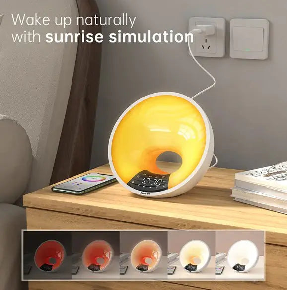 WiFi Smart App Wake Up Clock WEM Support (www.WEM.support)