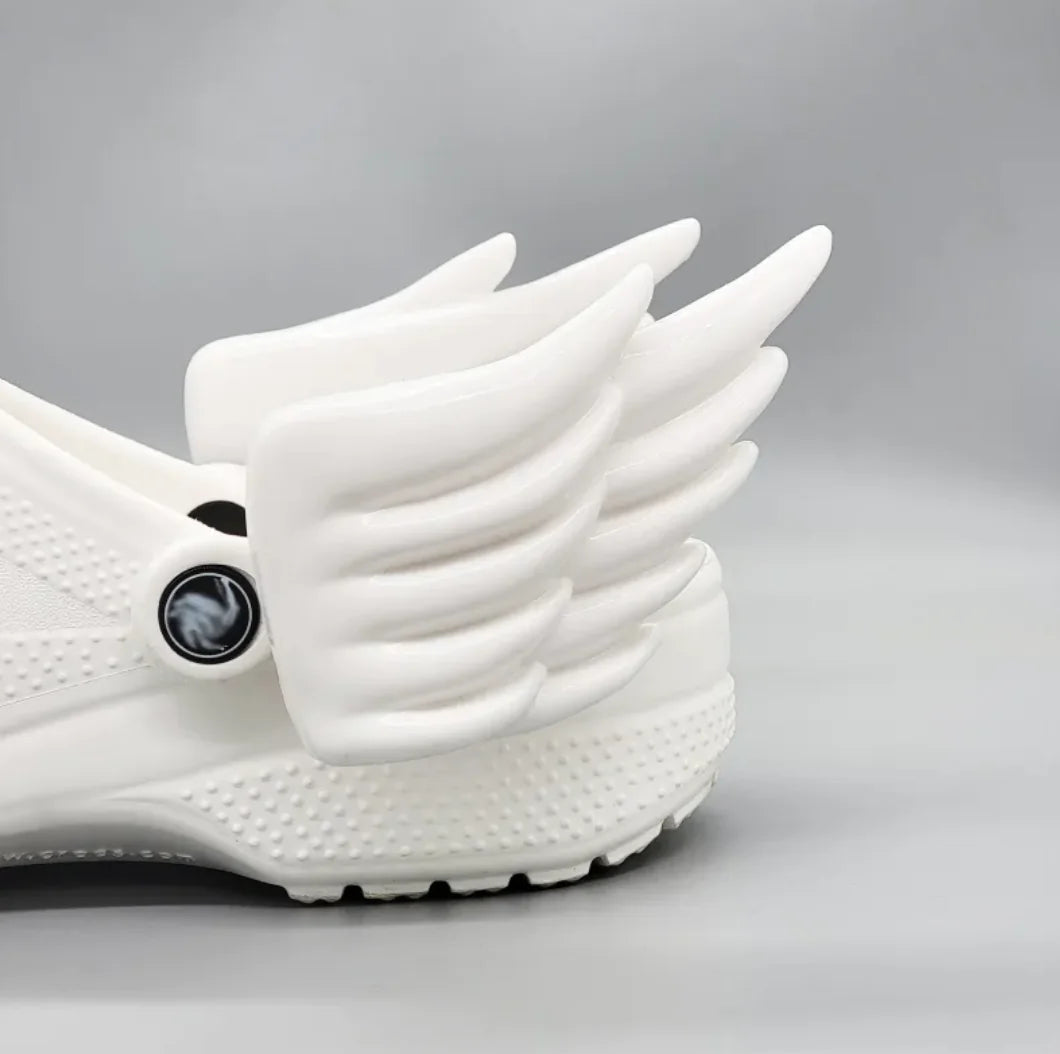 Wing Pendant Shoe Charms WEM Support (www.WEM.support)