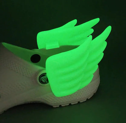 Wing Pendant Shoe Charms WEM Support (www.WEM.support)