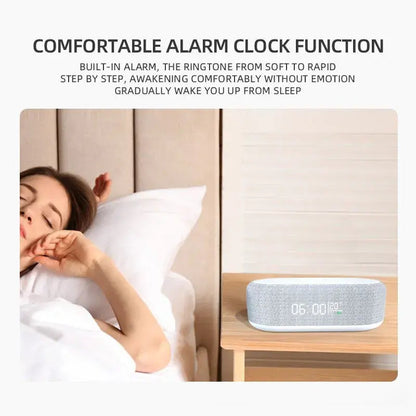Wireless Charger Alarm Clock WEM Support (www.WEM.support)