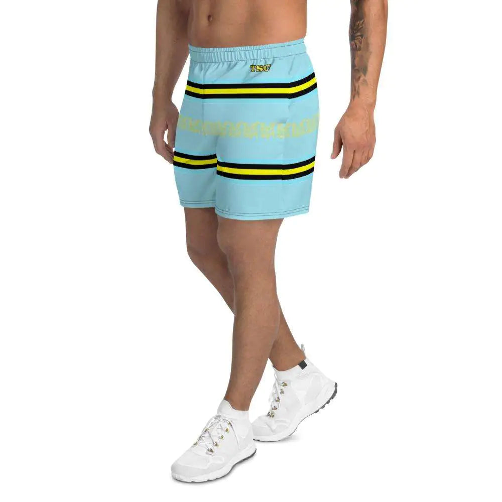 Men's Electric Tropical Long Shorts WEM Support (www.WEM.support)