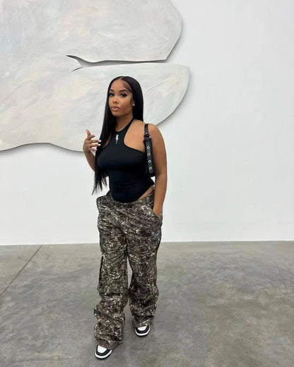 Women's Camouflage Overalls WEM Support (www.WEM.support)