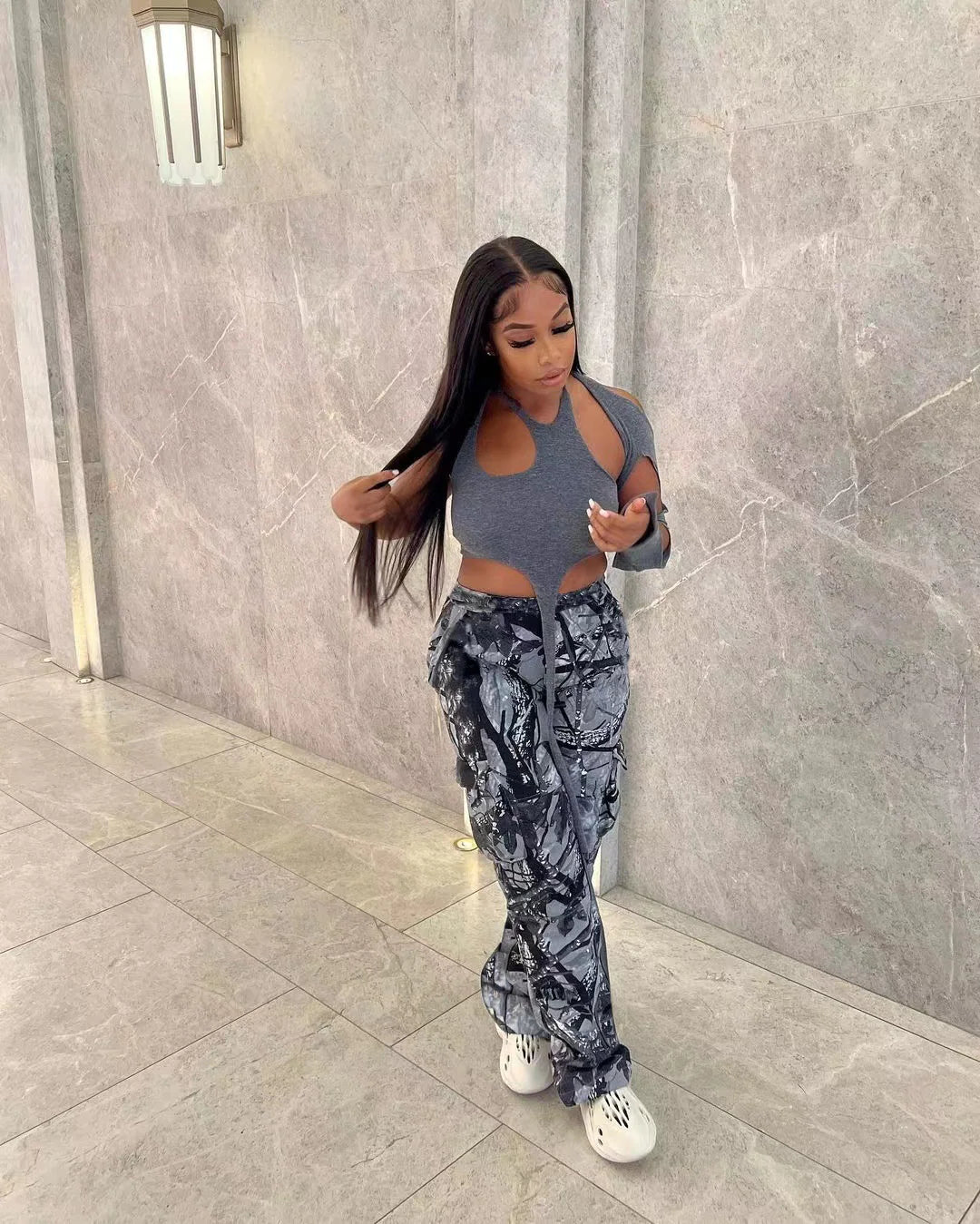 Women's Camouflage Overalls WEM Support (www.WEM.support)