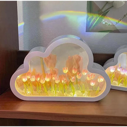 DIY Tulip Night Lamp with LED Light WEM Support (www.WEM.support)