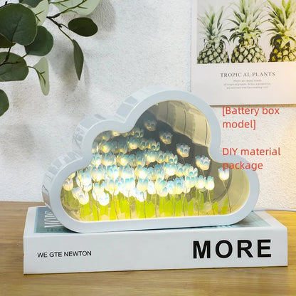 DIY Tulip Night Lamp with LED Light WEM Support (www.WEM.support)