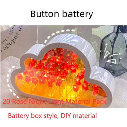 DIY Tulip Night Lamp with LED Light WEM Support (www.WEM.support)