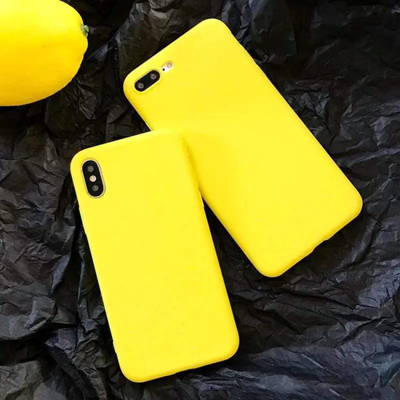 Lemon Yellow Phone Case WEM Support (www.WEM.support)