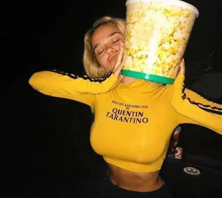 Fashion Quentin Tarantino Sexy Crop Tops WEM Support (www.WEM.support)