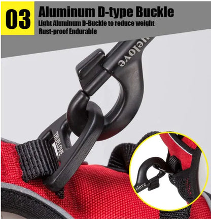 Truelove Adjustable Reflective Nylon Dog Harness WEM Support (www.WEM.support)