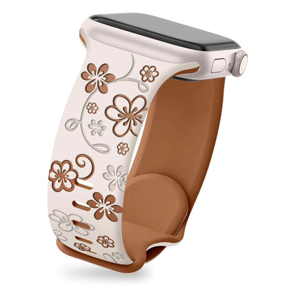 wipalor for Christmas Apple Watch Bands for Women 42mm 41mm 40mm 38mm, Two-Tone Holiday Cute iWatch Bands, Engraved Christmas Watch Band for Apple Watch Band Series 10 9 SE 8 7 6 5 4 3 2 1-White/Red HejK.com