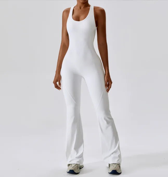 WISFIT Chic Yoga Bodysuit with Cut - out Back - Catch Cards