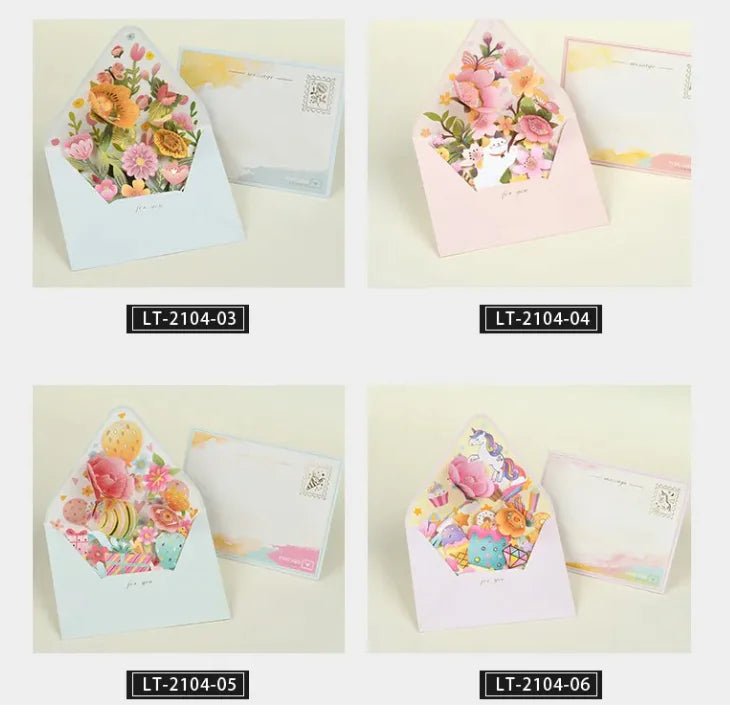 Wishes 3D Card - Catch Cards