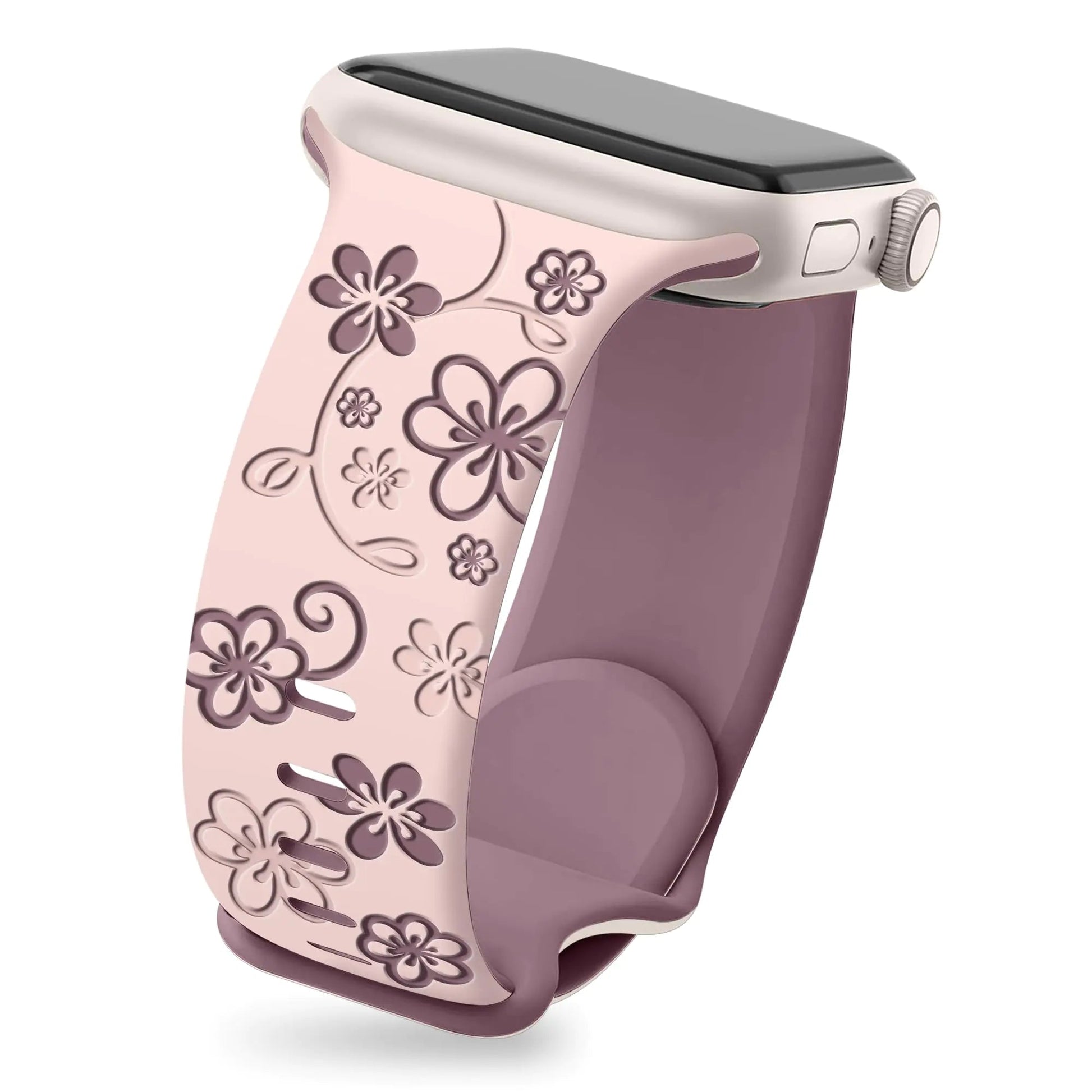 wipalor for Christmas Apple Watch Bands for Women 42mm 41mm 40mm 38mm, Two-Tone Holiday Cute iWatch Bands, Engraved Christmas Watch Band for Apple Watch Band Series 10 9 SE 8 7 6 5 4 3 2 1-White/Red HejK.com