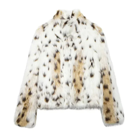 Women's Animal Pattern Baggy Coat WEM Support (www.WEM.support)