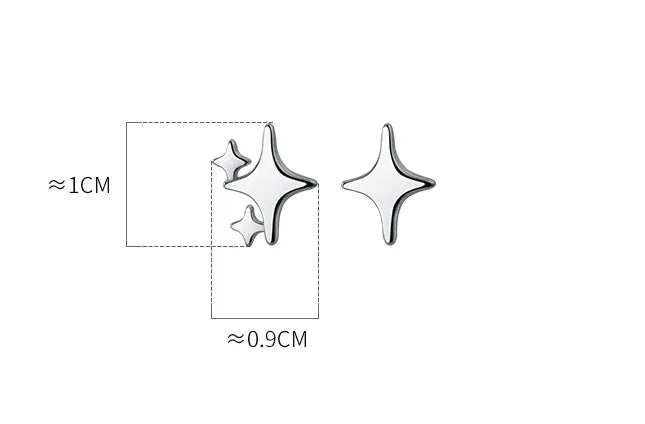 Irregular Liquid Metal Punk Hoop Earrings WEM Support (www.WEM.support)