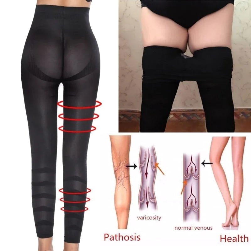 Women High Waist Leggings Shaper Tight Pants Shaping Panties - Catch Cards