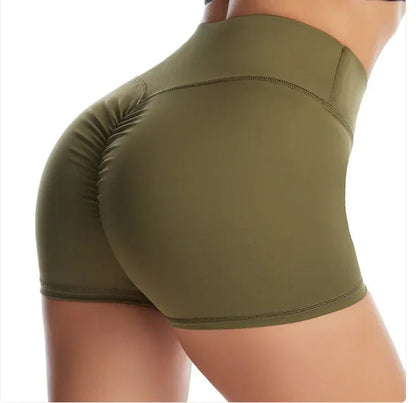 Women's Fashionable Casual Breathable Sports Hip Raise Slim Fit Shorts - Catch Cards